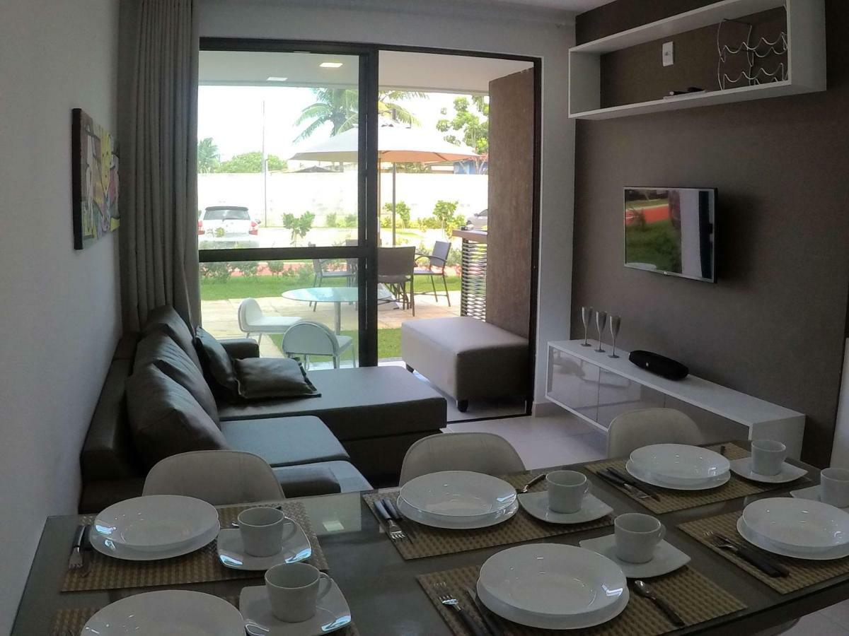 Flat Terreo Beira-Mar No Resort Cupe Beach Living Em Pôrto das Galinhas 외부 사진